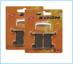 FAMEX RIDE ZOOM 2 Pairs Bicycle Bike Disc Brake Pads For Hydraulic and Mechanical Brakes