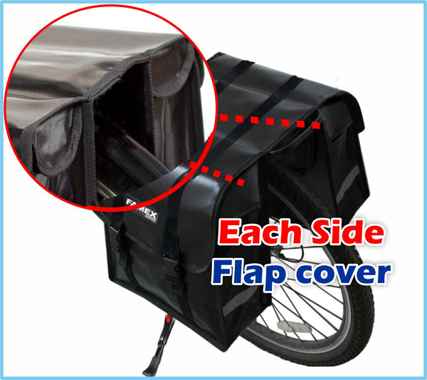 FAMEX RIDE® Double Pannier Bag Shopping Waterproof Bicycle Bicycle