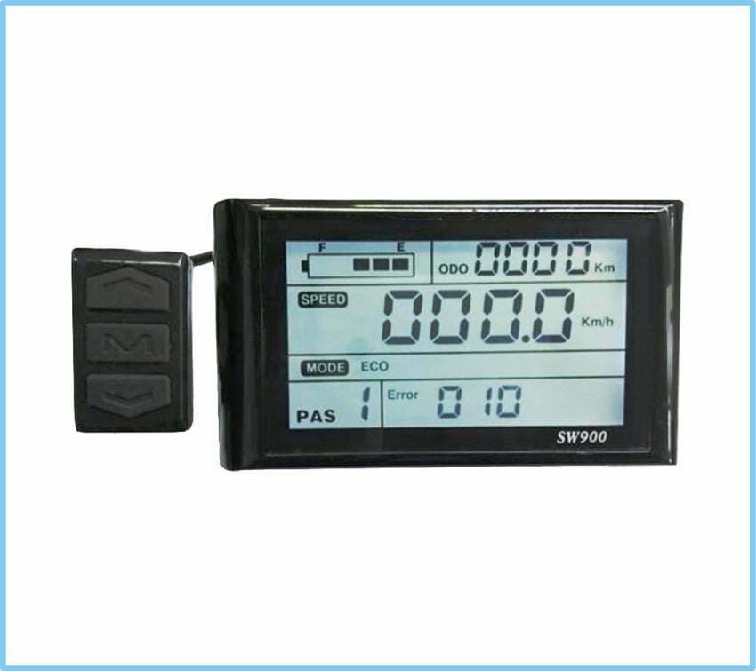 SW900 LCD Display E-Bike Computing System