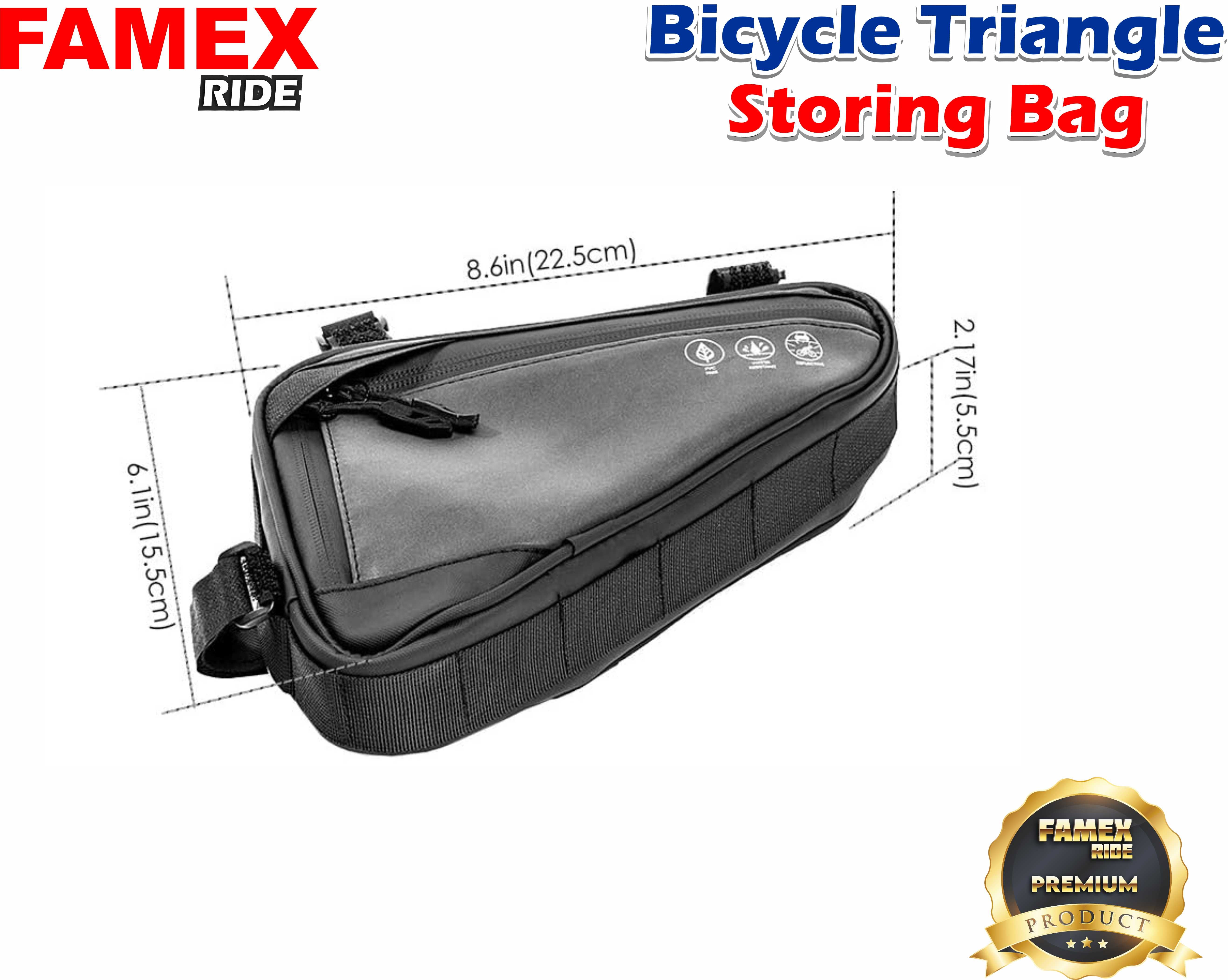 Triangle bicycle bag