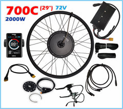 FAMEX Ride® Waterproof OFF-ROAD External Controller 2000W Rear E-Bike Conversion Kit