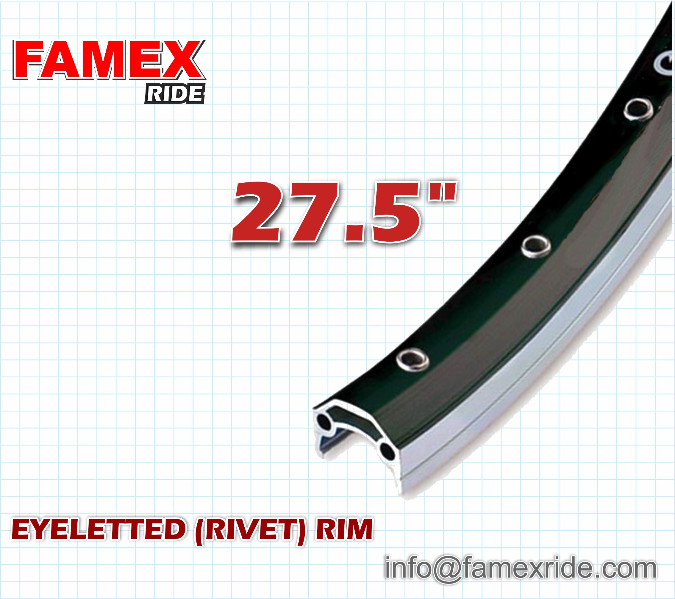 FAMEX RIDE - Eyeletted RIM