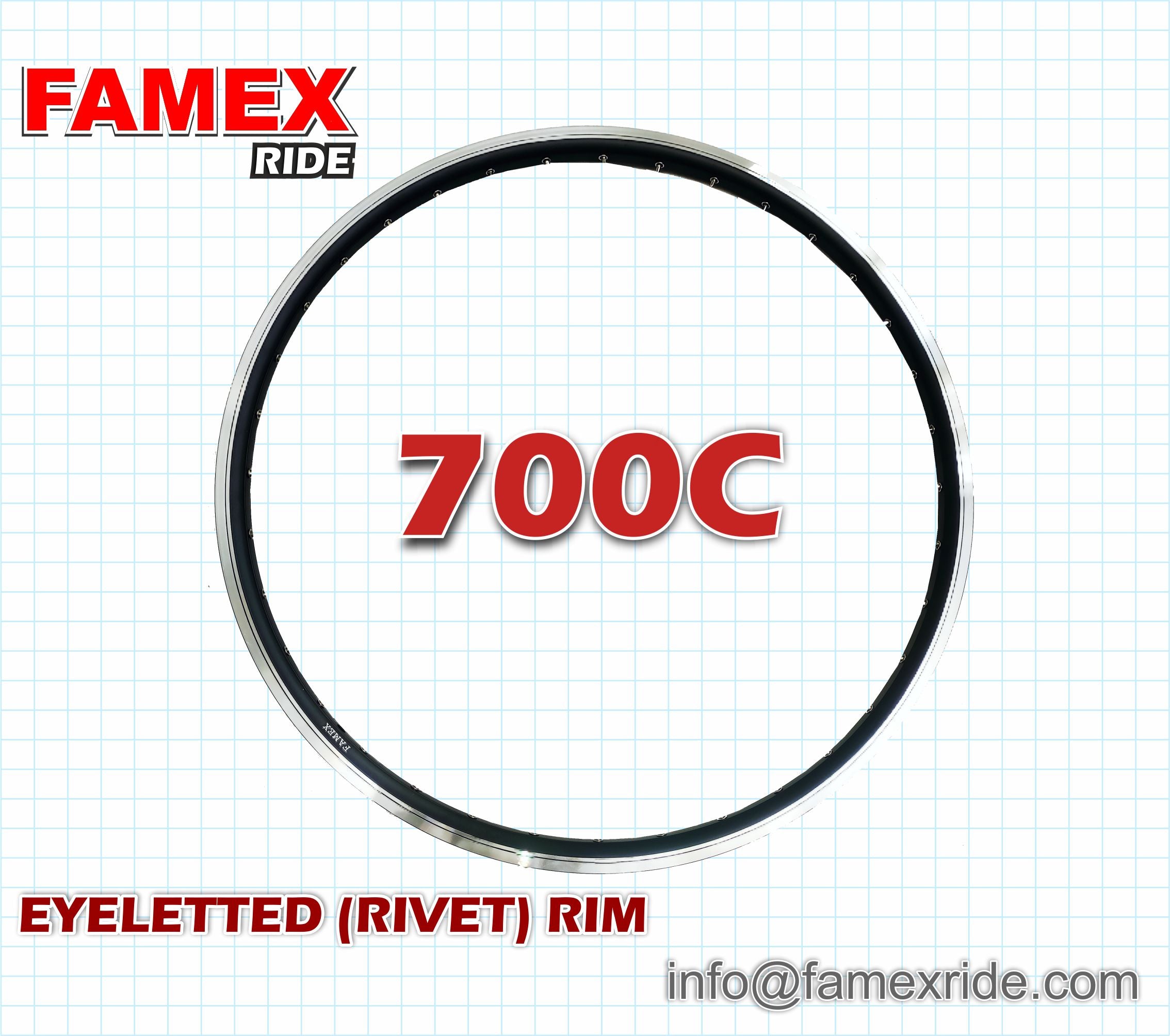 FAMEX RIDE - Eyeletted RIM