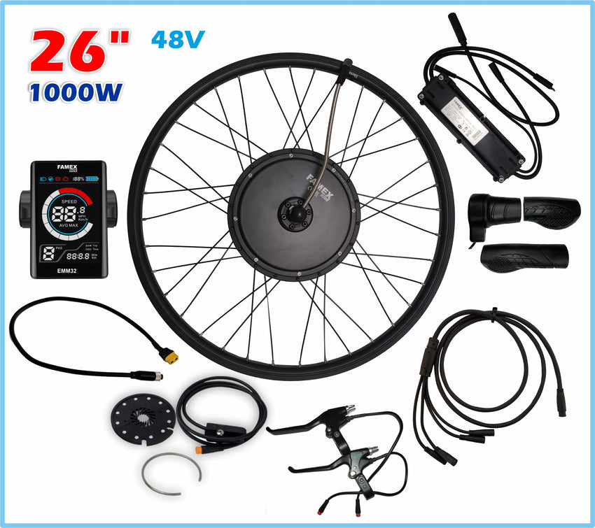 FAMEX Ride® Waterproof 48V OFF-ROAD External Controller 1000W Rear E-Bike Conversion Kit