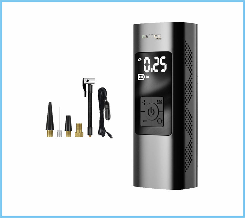 Cordless Digital Car Tyre Inflator USB Rechargeable Tire Air Compressor Pump
