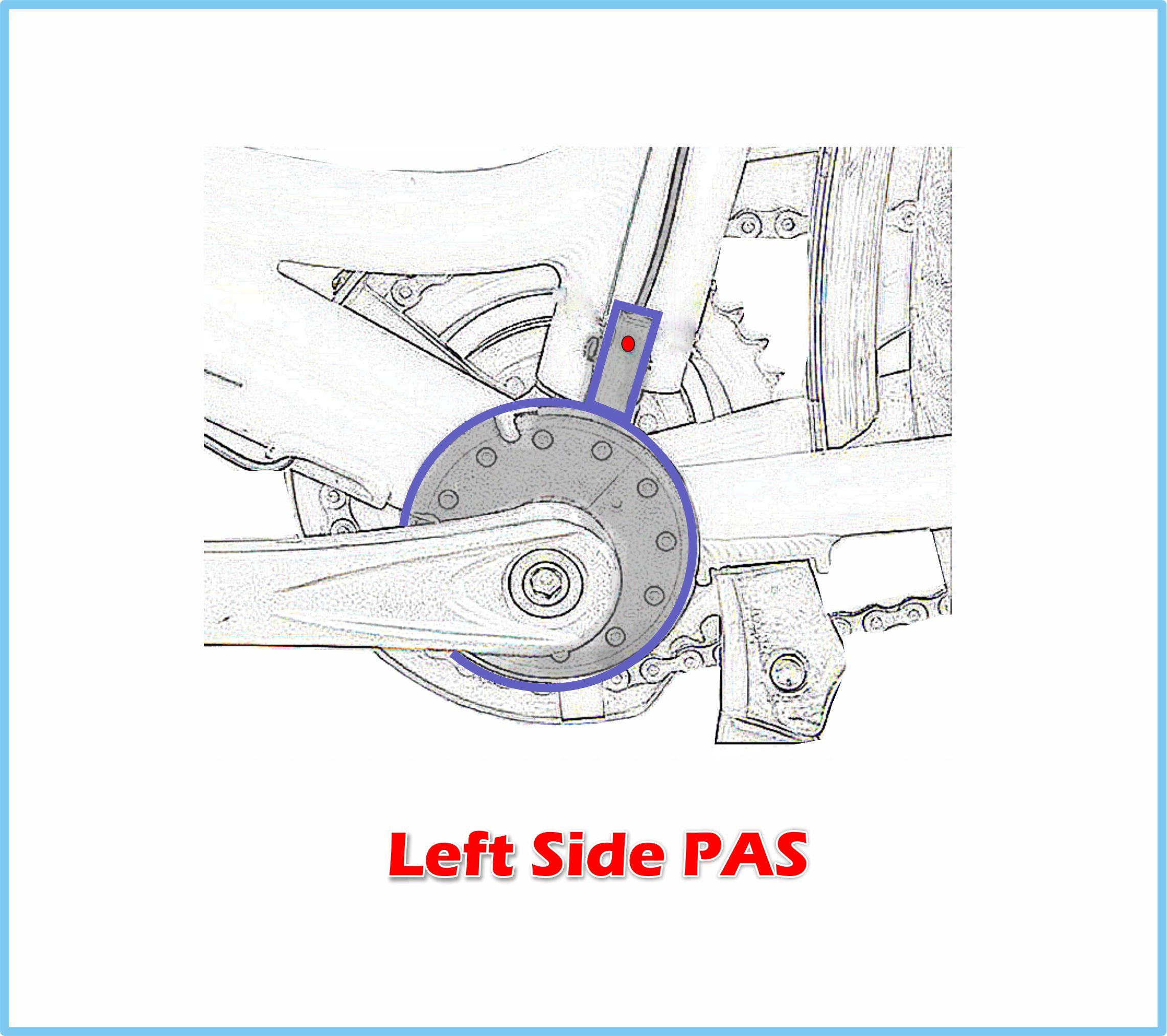 FAMEX RIDE 12 Magnets PAS Sensor ( Power Assist Sensor ) Waterproof D12
