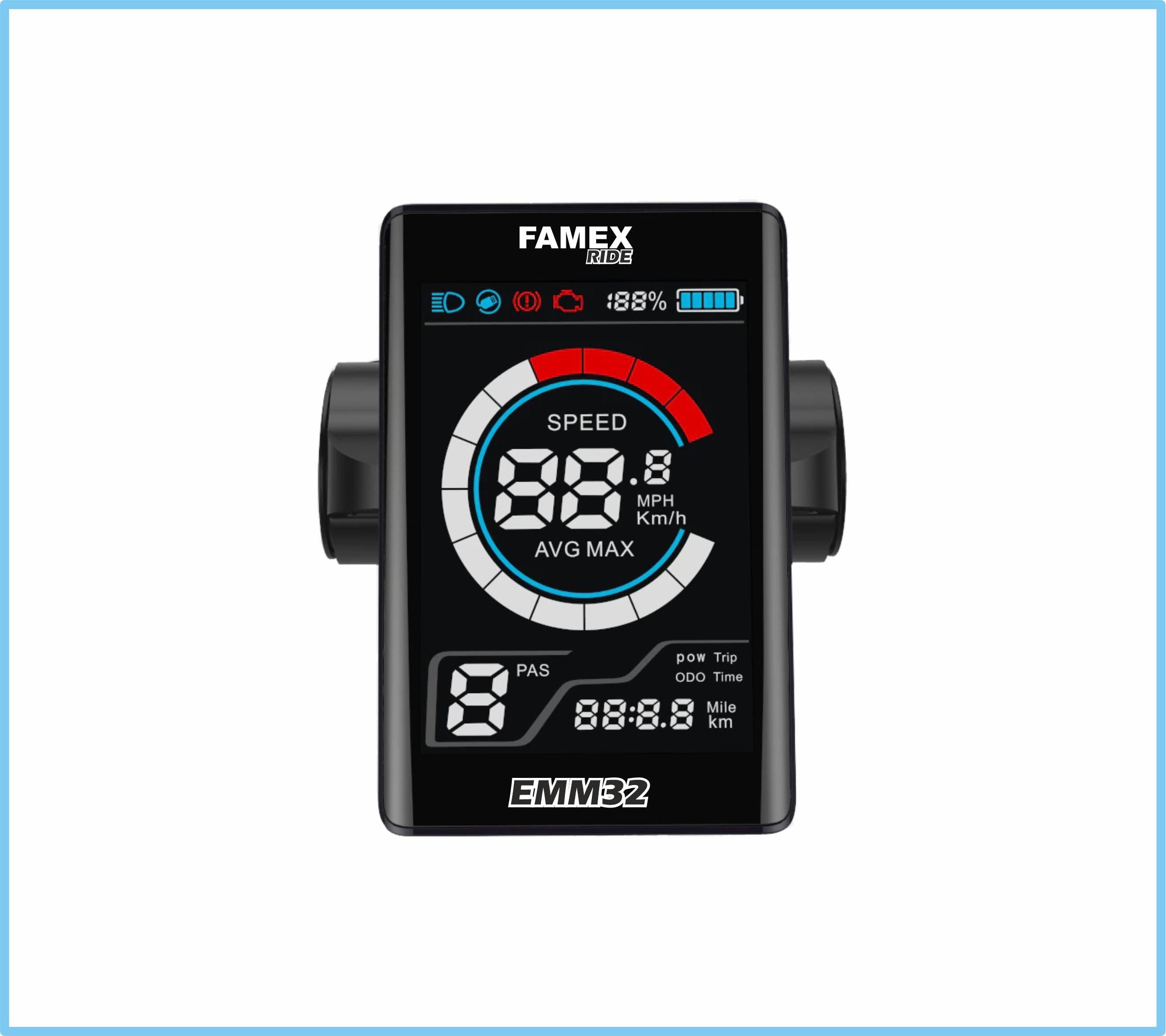 FAMEX Ride LCD Display EMM32