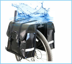 FAMEX RIDE® Double Pannier Bag Shopping Waterproof Bicycle Bicycle Cycle Bike Shopping Bag