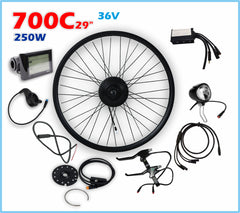FAMEX RIDE Waterproof Professional 36V 250W  GEARED External Controller Rear Electric Bike Conversion Kit