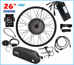 FAMEX Ride®2000W 48V & 52V Electric Bicycle Conversion Kit + BATTERY