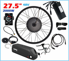 FAMEX Ride®2000W 48V & 52V Electric Bicycle Conversion Kit + BATTERY