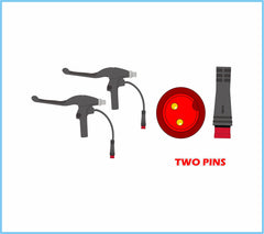 E-bike Mechanical Brake Lever Pair Cut out Power & Waterproof