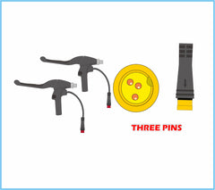 E-bike Mechanical Brake Lever Pair Cut out Power & Waterproof