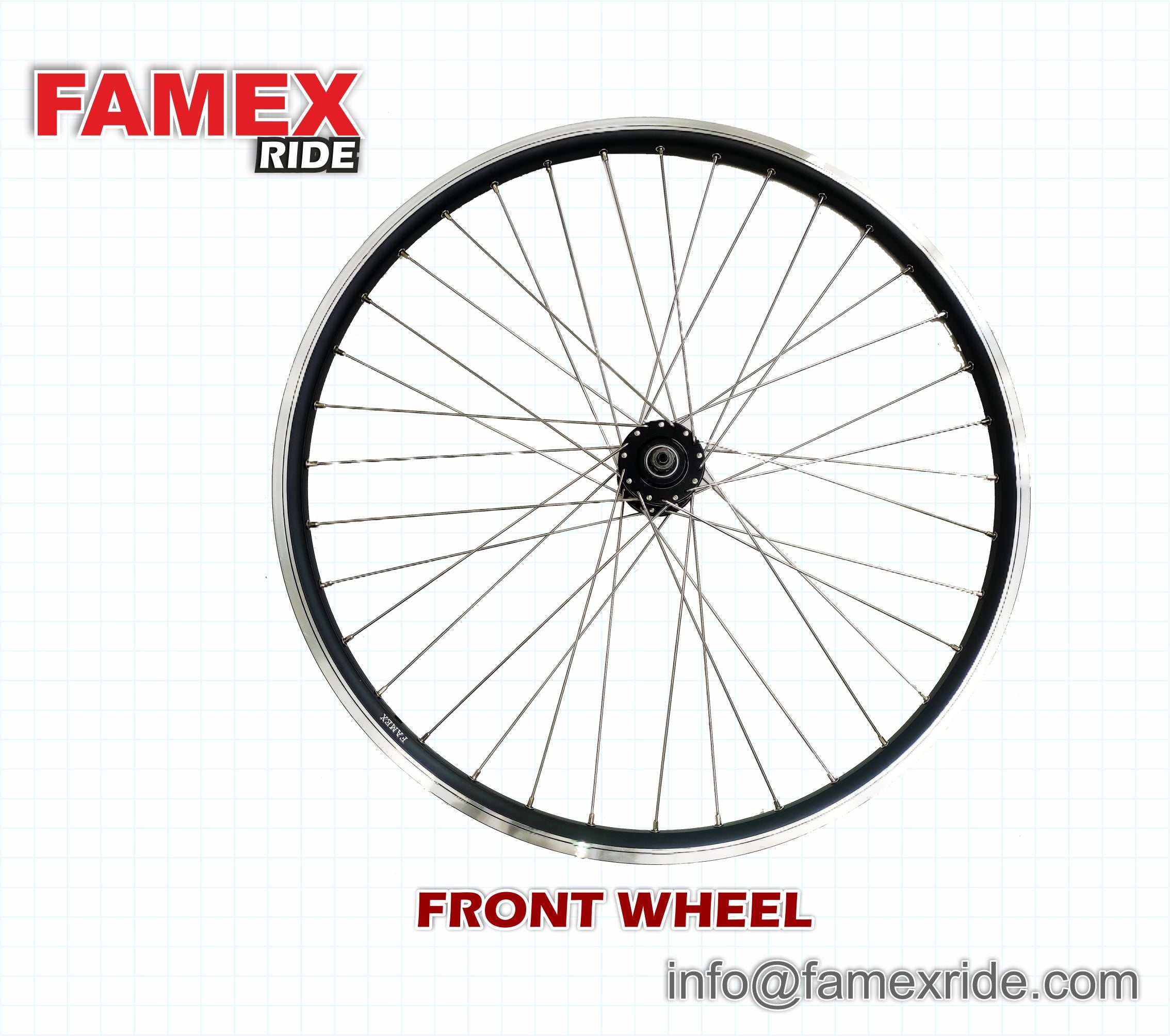 FAMEX RIDE - FRONT Wheel - V Brake