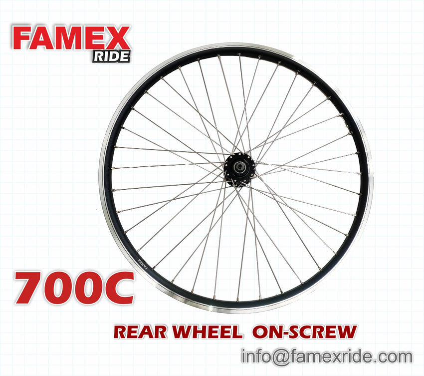 FAMEX RIDE Mountain Bike FRONT Wheel (Suitable For Disk and V Brake)