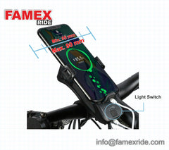 4 in1 Bicycle Mobile Holder With Power Bank