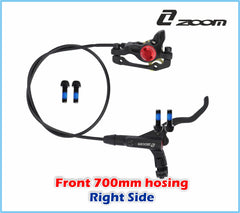 FAMEX RIDE Zoom Hydraulic Disc Brakes Mountain Bike Sets MTB Front & Rear Set with Floating Disc Rotor 160mm & Colour Bolts (Black)