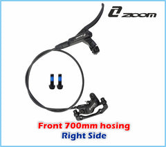 FAMEX RIDE Zoom Hydraulic Disc Brakes Mountain Bike Sets MTB Front & Rear Set with Floating Disc Rotor 160mm & Colour Bolts (Black)