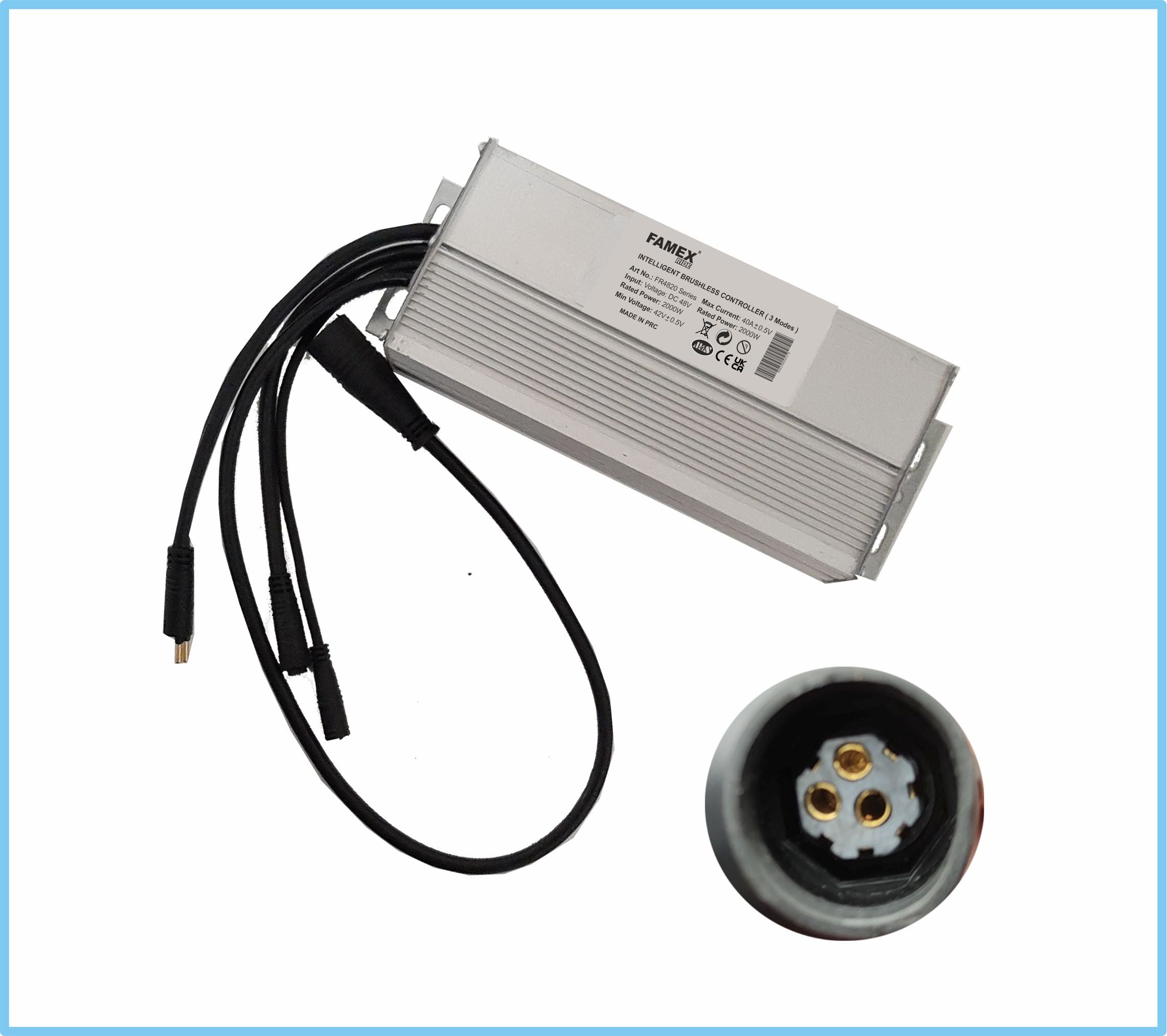 FAMEX RIDE 2000W Controller Waterproof Plugs (VER.1)